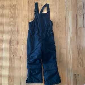 Lands End Snow Bib Black Size 6X